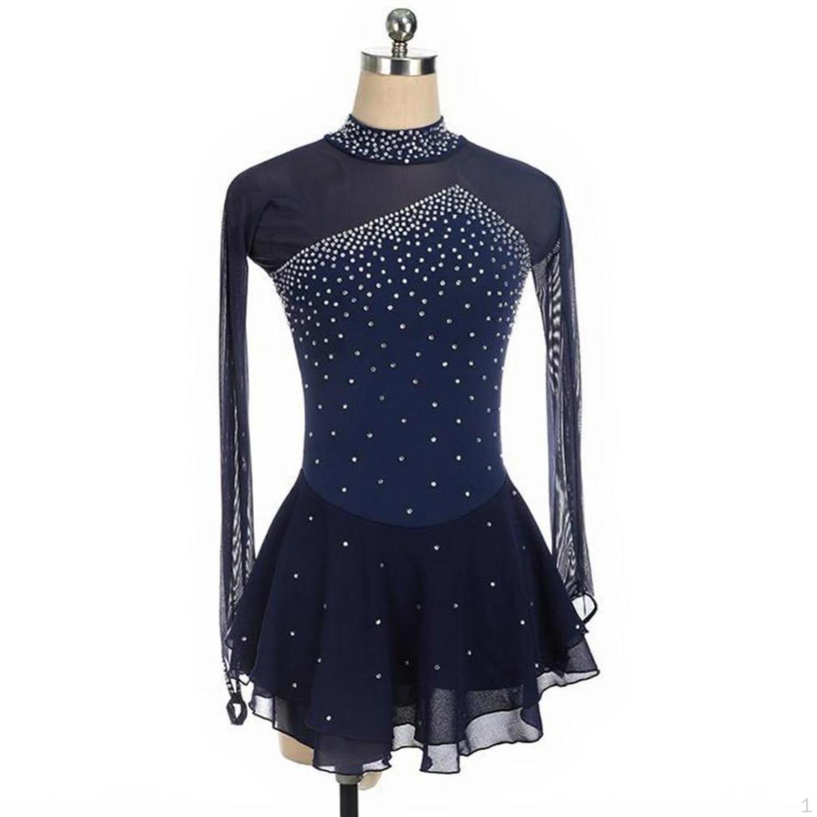 Figure Skating Dress, Long Sleeve, Girls