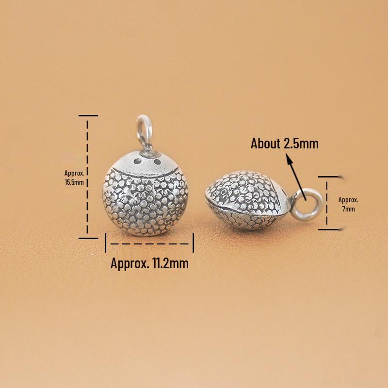 Thai Handmade Sterling Silver Tassel Pendant Bracelet