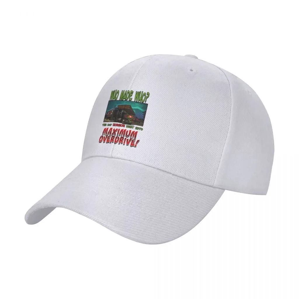 Maximum Overdrive Classic  Baseball Cap sun hat funny hat Fishing cap Brand Unisex cap Womens Beach Visor Unisexs