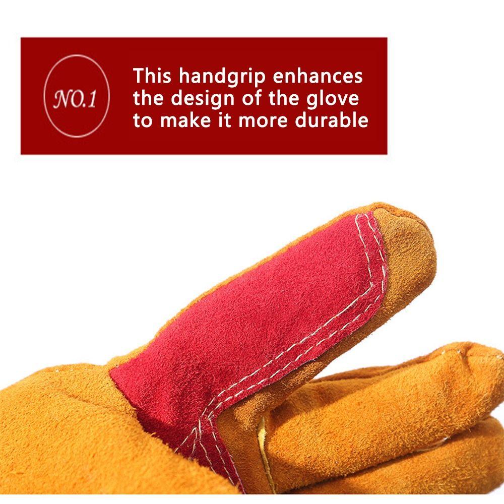 Comfortable Work Safety Gloves Flexible Leather Working Gloves Outdoor Welding Gloves Farms