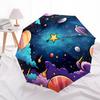 1pc Space Adventure Automatic Folding Umbrella Durable Iron Frame,All Seasons Home Travel Outdoor Multifunctional Umbrella Yy251115073
