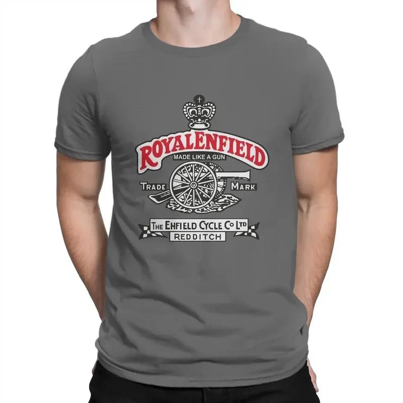 

Royal Enfield Special T-shirt One of The British Vintage Motorcycle Casual T-shirt Summer T-shirt for Adults High Quality S