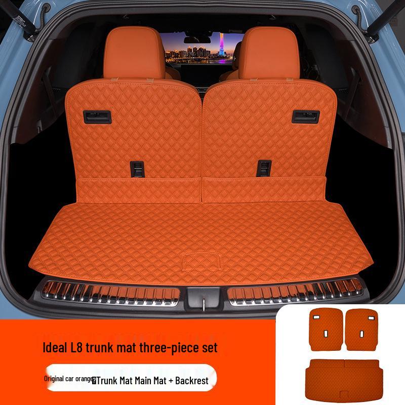 Ideal L8 Trunk Mat: Full Coverage Tail Box Liner for Car Interior Modification