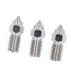 3Pcs 3D Printer Nozzles M6 Copper Plated CHT High Speed Nozzle Replacement Set for Ender 3 V3 SE End