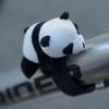 Motorcycle Handlebar Ornaments Stuffed Plush Animal Cute Panda Pendant For Bike Bicycle Motorcycle Handle Decoration Ornaments