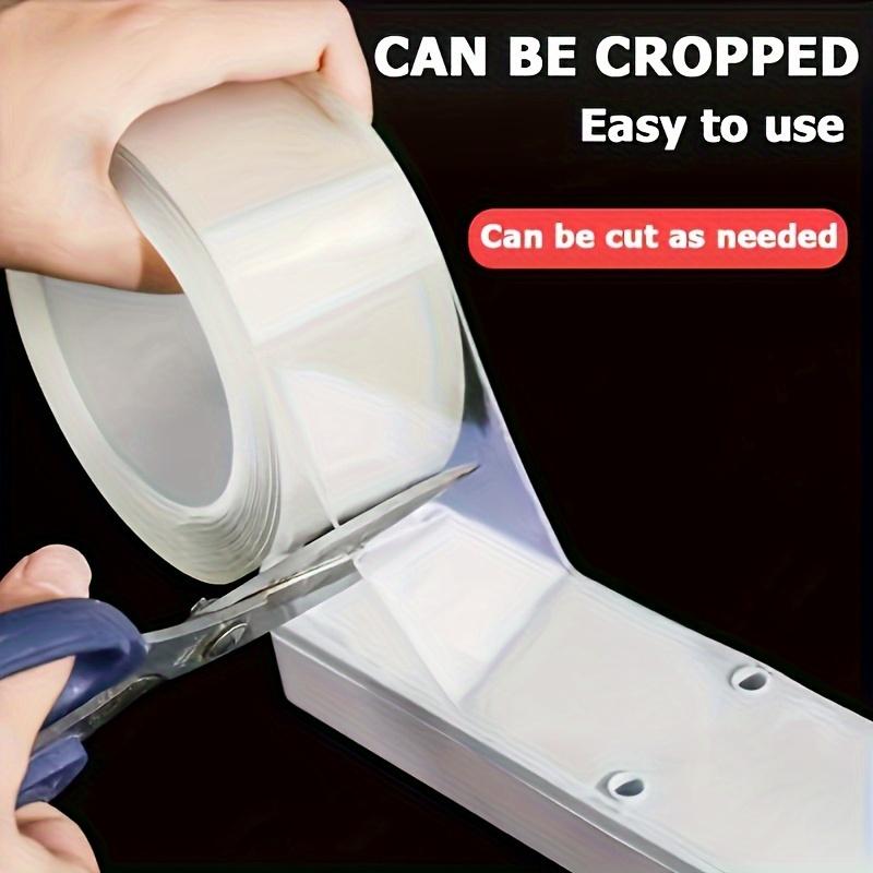 1pc Super Strong Double-Sided Tape - Transparent Residue-Free Adhesive for Plastic, Wood, Glass & Metal - Made of PE Material
