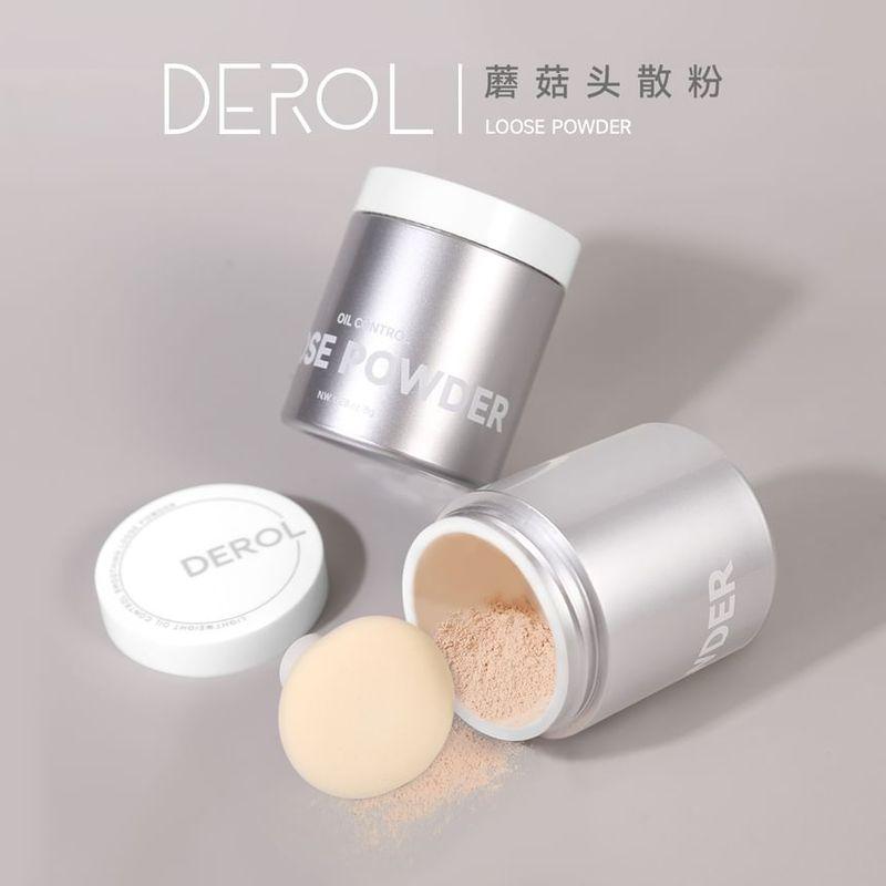 DEROL - Light Cloud Oil Control Loose Powder - 5 Colors