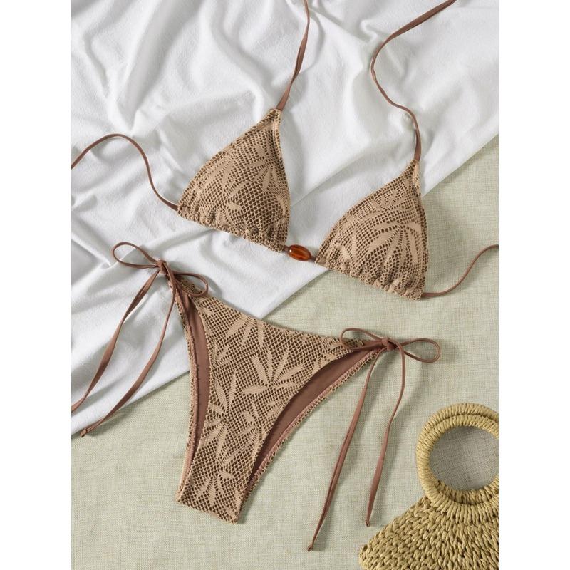 Nové dámské šněrovací bikiny Plavky Prémiové plavky Sexy plážový oblek Letní móda