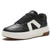 Anta A Dao Slip Resistant Cushioning Low Top Skateboard Shoes Men's Black White 112348071-2