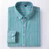 Camicia Oxford da Uomo 100% Cotone Manica Lunga Casual Morbida Traspirante Business Casual Vestibilità Regolare Elegante Camicia Sociale