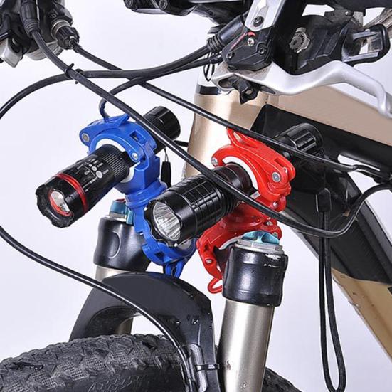 360 Degree Rotation Adjustable Flashlight Bicycle Bike Clamp Bracket Holder