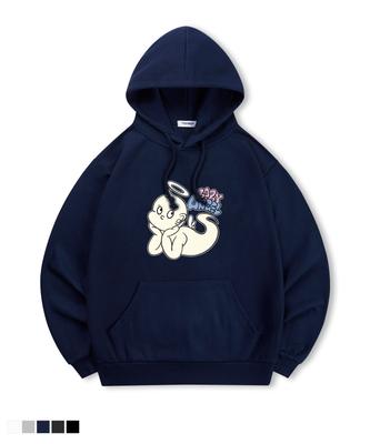 [Non-Fleece Or Fleece-Lined] Soul Baby Printed Hooded Sweatshirt (Type A)