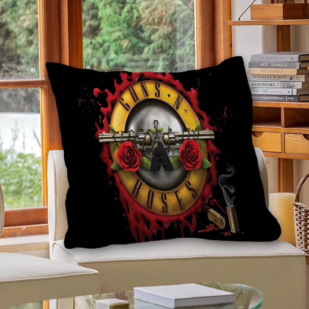Cool Band G-Guns N-N R-Roses Rock Personalized Pillow Dust Cover Bedroom Kids Decoration Pillowcase Birthday Children Gift