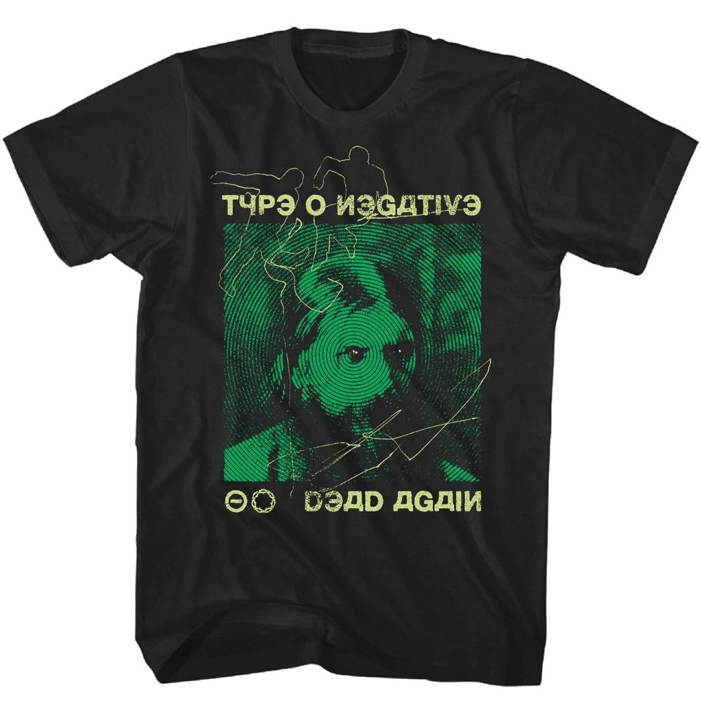 Typ O Negative Dead Again Umriss Herren T-Shirt Musik Klassisches Band-T-Shirt Schwarz