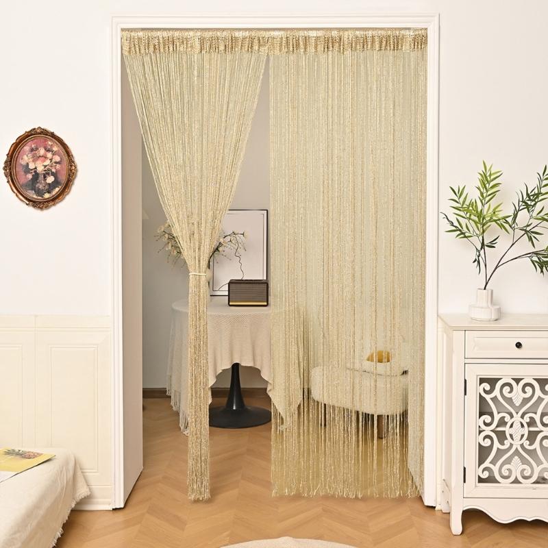 Modern Line Window Net Curtain Against Culicid Plan Thin Polyester Substance Simple Home Improve