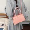 Casual Handbag Women's Small Square Bag New Fashionable Texture Messenger Bag Splicing Niche Bag