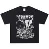 Maglietta The Cramps, Tessuto Morbido, Casual per l'Uso Quotidiano