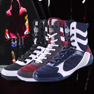 New Men Wrestling Shoes Flighting Footwears Male Breathable Mesh Boxing Shoes Men Luxury Boxing Sneakers