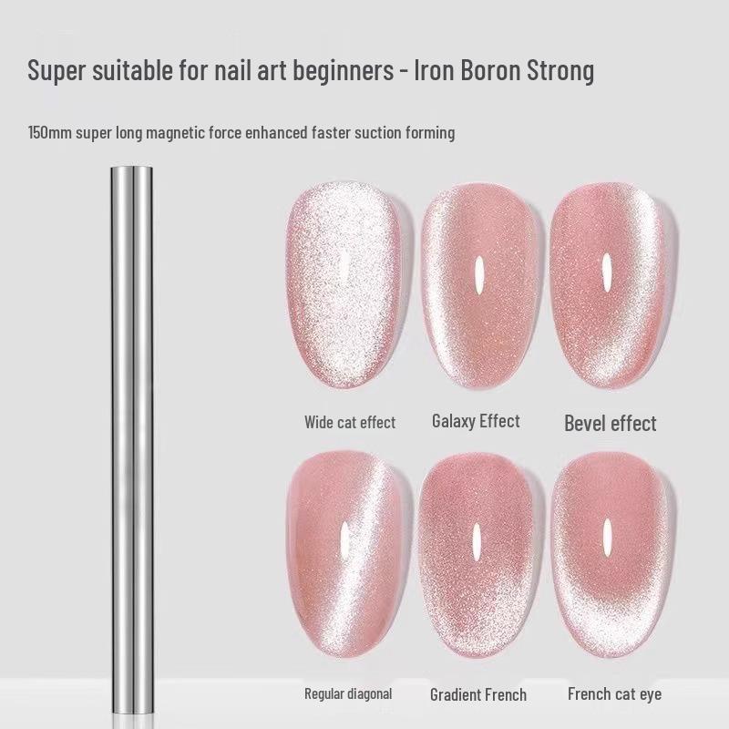 Golden Cudgel Double-Headed Nail Art Magnet for Cat Eye Gel Polish