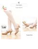 Women's Modern Ballroom & Latin Dance Shoes - Elastic Opening, Perfect for Practice & Social Dancing