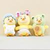 Adorable Pet Duck Plush Keychain Cute Stuffed Animal Doll With Short Plush