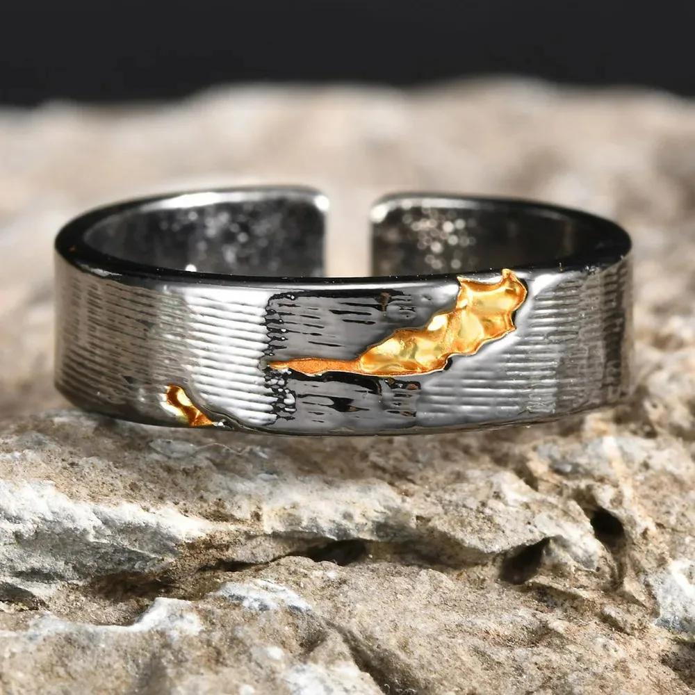 I'M Fine/Save Me Retro Creative Letters Adjustable Open Ring For Women Punk Gothic Edgy Jewelry Vintage Accessories Unisex Gift
