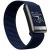 Clock Pattern Printed Magnetic Loop Nylon Strap With Frame Replacement Kit For Whoop 5.0 MG Breathable Fitness Wristband