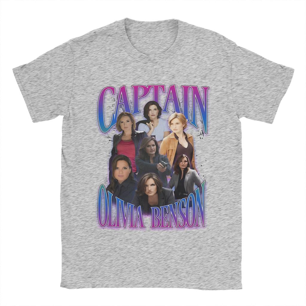 Oliviaed Benson Law And Order New Arrival T Shirt Men Women  Pure Cotton  Tee Shirt Clothing