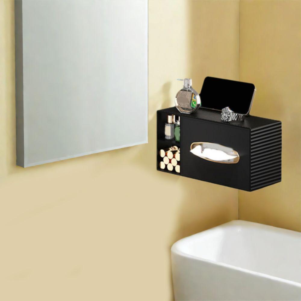 Plastic Wall Tissue Dispenser Rectangular Facial Tissue Box Creative Paper Towel Box for Home