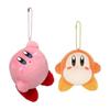 [Sanei Boeki] Kirby + Waddle Dee 2-Piece Set ALL STAR COLLECTION Hanging Mascot Plush