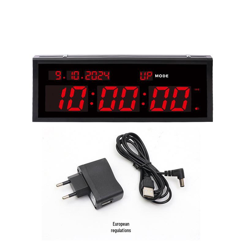 Multi-Functional LED Digital Timer & Silent Clock with Clear Display