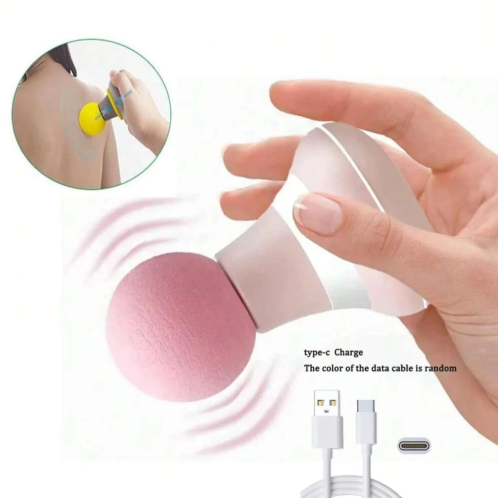 1pc Mini Massage Gun Multi Gear Adjustment Low Noise Silent Muscle Relaxation,Mini Fitness Cervical Massager