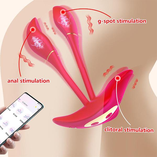 Rose Sex Toys for Women App Controlled Panty Vibrators G Spot Dildo Prostate Massager Wearable Sex Toys for Adults Couples