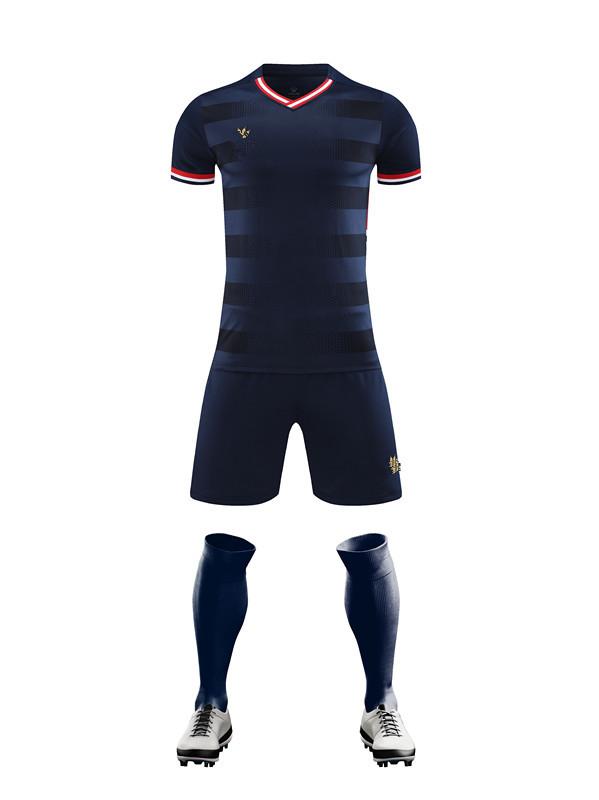 Short Sleeve Football Suit Men's and Women's Adults Children's Breathable Quick-Drying Training Sports Suit Football Suit