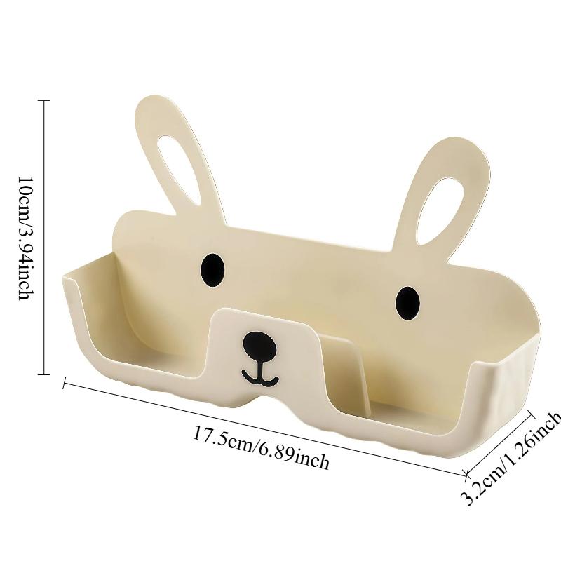 Fashion Glass Holder - Entryway Wall-Mounted Eyeglass Rack, Rabbit-Shaped Design, with a Sturdy Structural Decorative Function