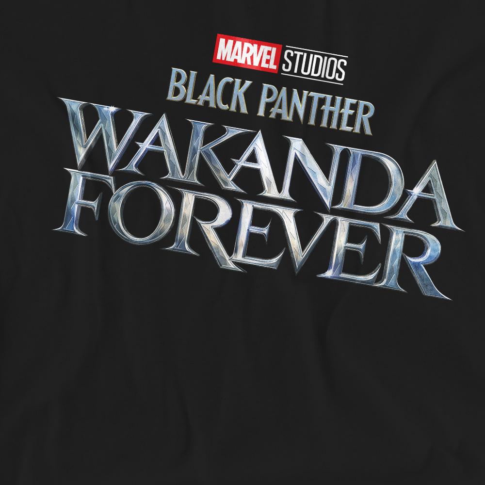 Black Panther: Wakanda Forever Unisex Adult Logo T-Shirt