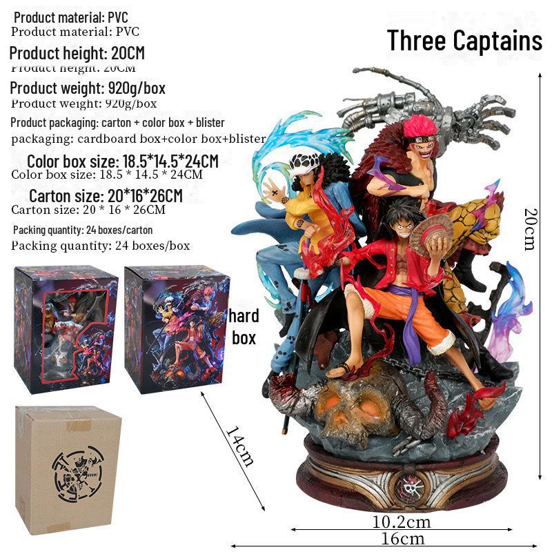 Statuie Model Insula Fantomelor Căpitanul Pirat Luffy