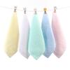 1 serviette de toilette carrée en coton doux et absorbant de petite taille, couleur unie, pour la maison, la salle de bain, les enfants et les bébés, 20 x 20 cm