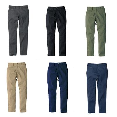 CO-COS Dickies Straight Pants D-2874 T/C Stretch Old Style Men's Workwear, Year-Round, Size 3L, Khaki (Size 14)