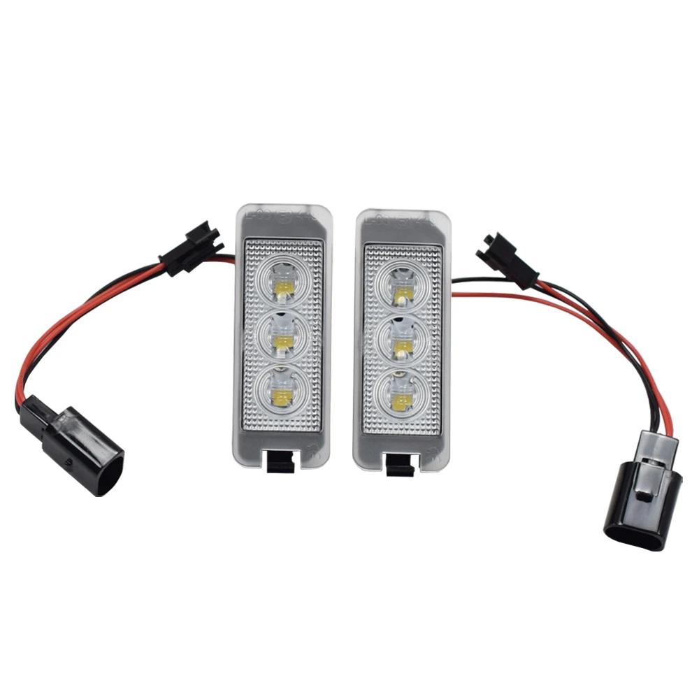 

12В Автомобільні Ліхтарі Номерного Знака Для Skoda Seat Leon VW Golf 4 5 6 MK4 MK5 Passat CC Polo Volkswagen Світлодіодний Ліхтар Авто Аксесуари