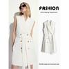 Za2025 Summer New Women Clothes Versatile Fashion Temperament Commuter Business Blend Suit Dress 1212380