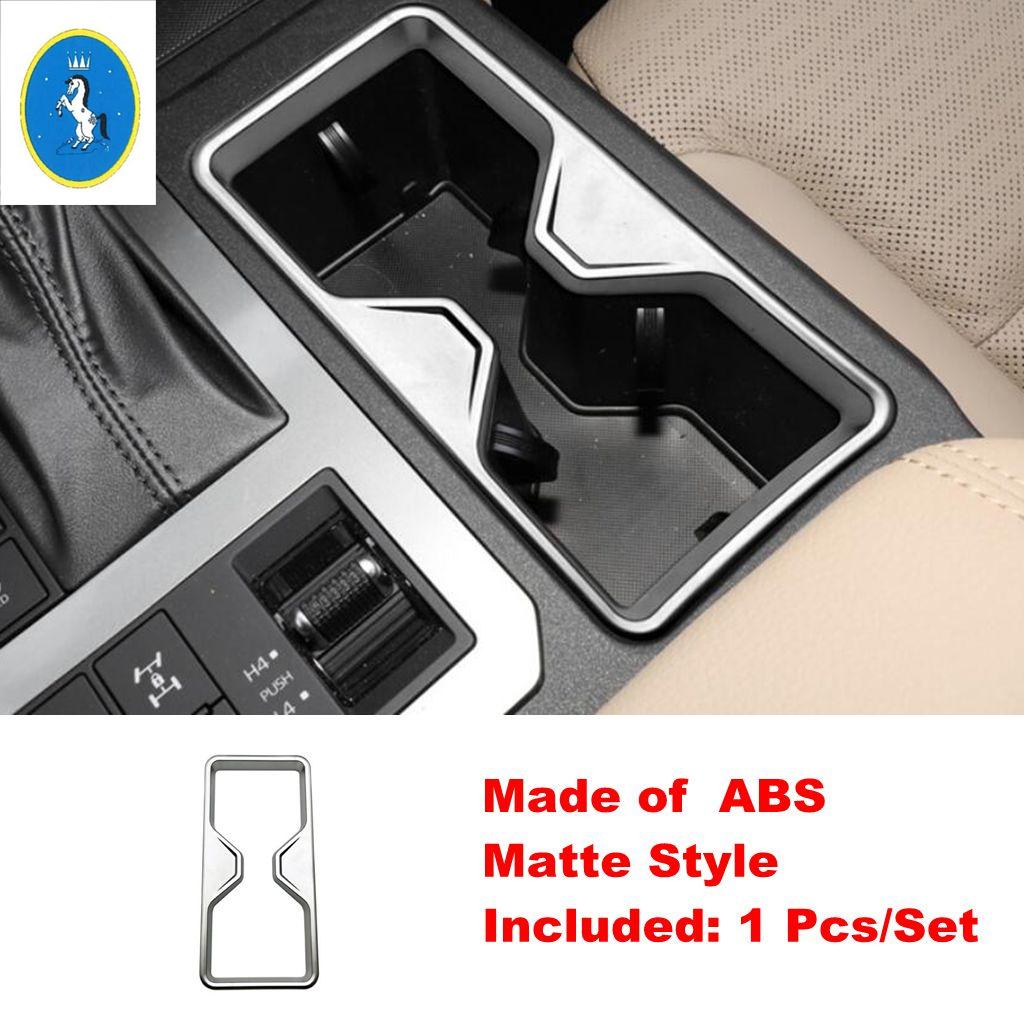 Auto Central Console Front Water Cup Holder Panel Decor Cover Trim Accessories For Toyota Land Cruiser 250 Prado LC250 2024 2025