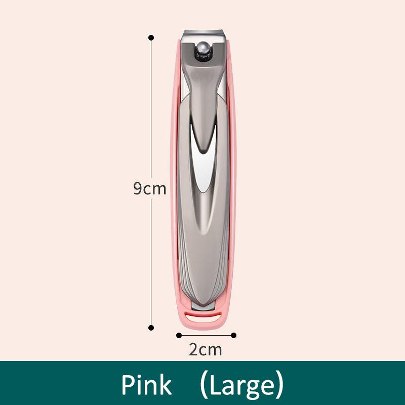 Tagliaunghie colorate Tagliaunghie antispruzzo Design staccabile Tagliaunghie Strumento per unghie manicure in acciaio inossidabile