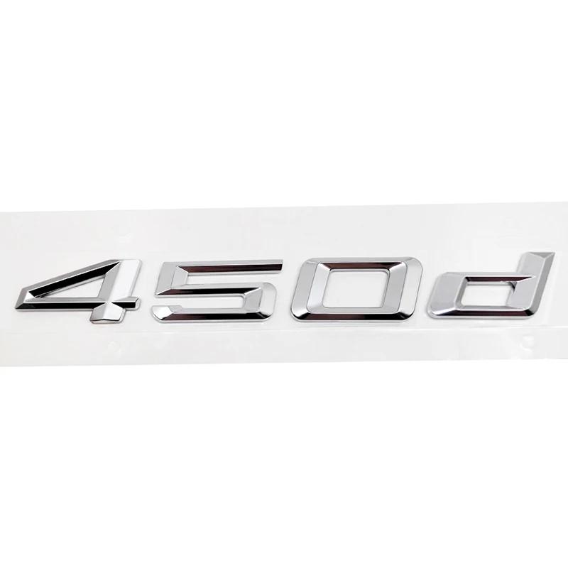 ABS Car Rear Trunk Letters Logo Badge Emblem Sticker For BMW 4 Series 420d 425d 428d 430d 435d 440d 450d F30 F32 F33 F36 G26 G22