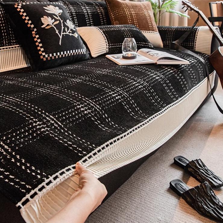 Sofa Cushion with Four Seasons Universal Anti slip Premium Feeling, Pet Friendly and Machine Washable Snow Neale Anti slip and Sofa Protection