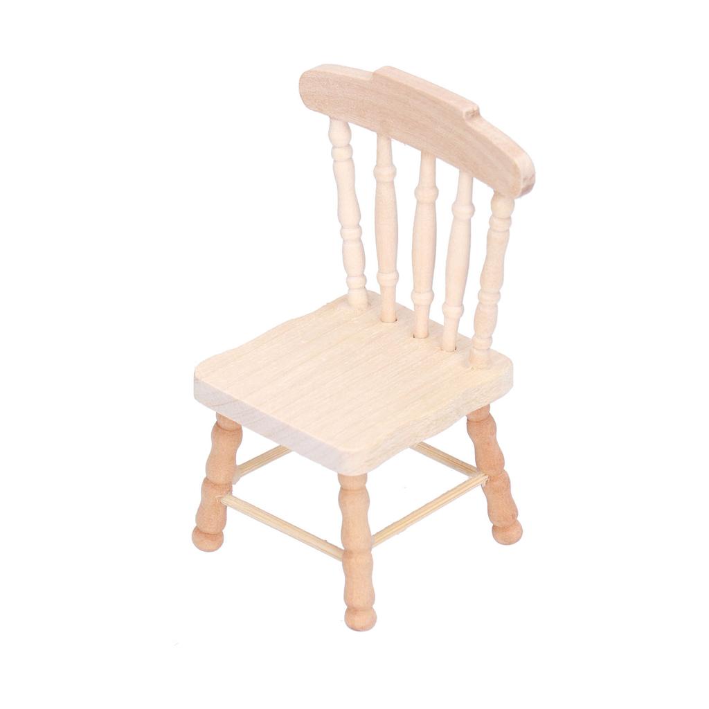 1:12 Chair Miniature Furniture Doll House Decoration Model Children Play Toy