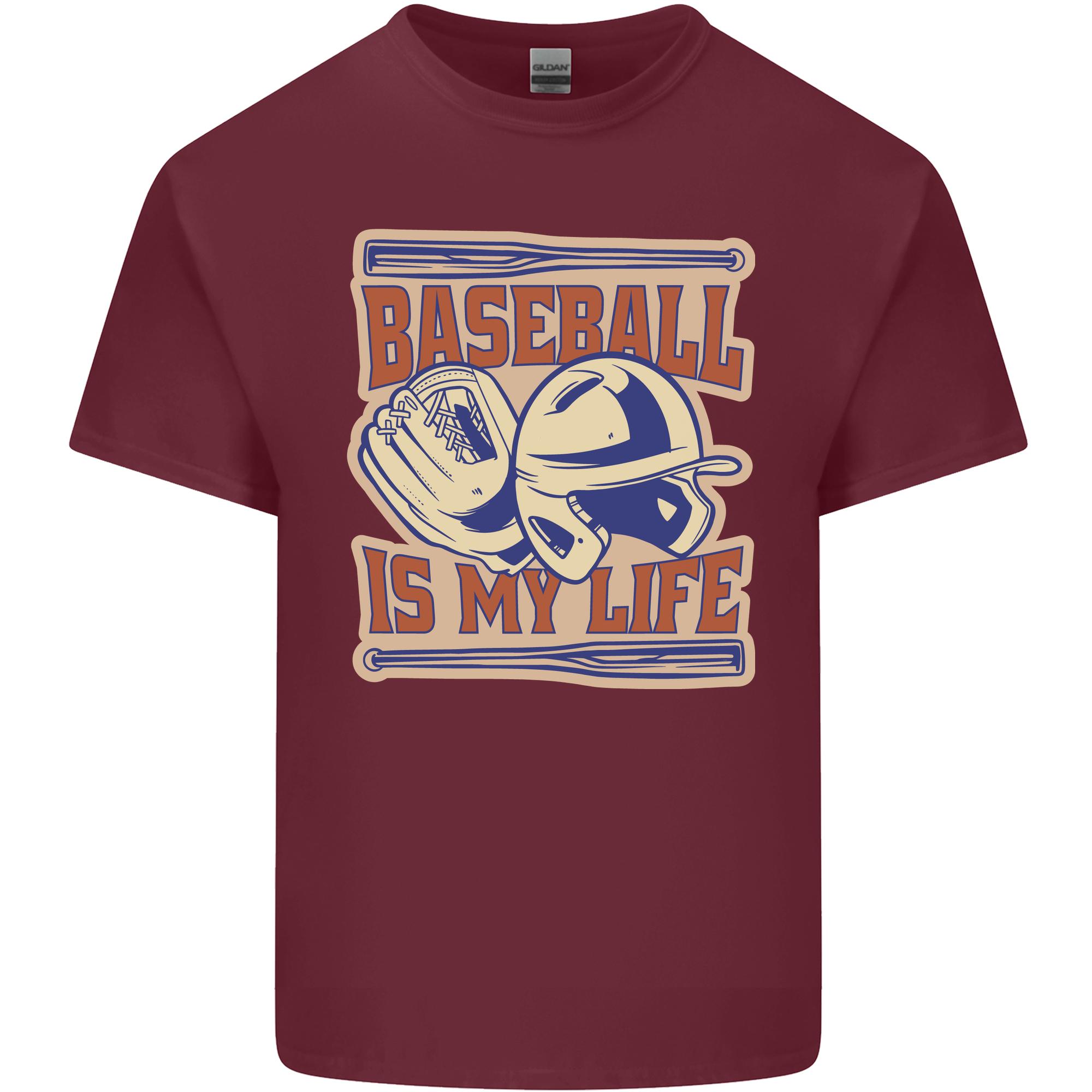 Baseball is My Life Unisexs Light Cotton TShirt S