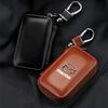 1 Stück Leder-Emblem Auto Schlüsselhülle Schlüsselanhänger Reißverschluss Schlüsselhülle Tasche Für Mazda CX5 2 CX3 CX9 MX5 RX8 Axela Demio MS CX5 2 Axela Demio Atenza MS GJI GH BK MP