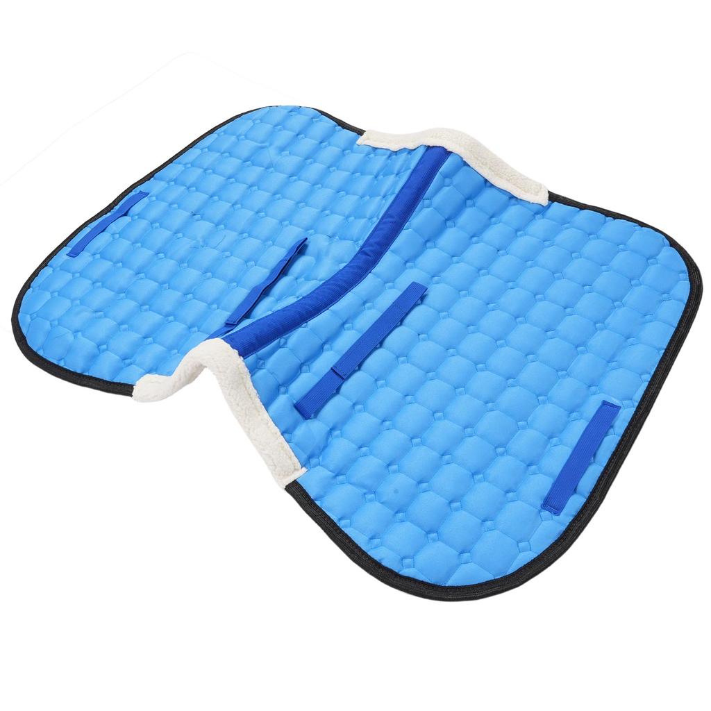 Horse Saddle Pad Sweat Absorbent Non Slip Comfortable Stylish 3D Tailoring Riding Seat Saddle Pad Black