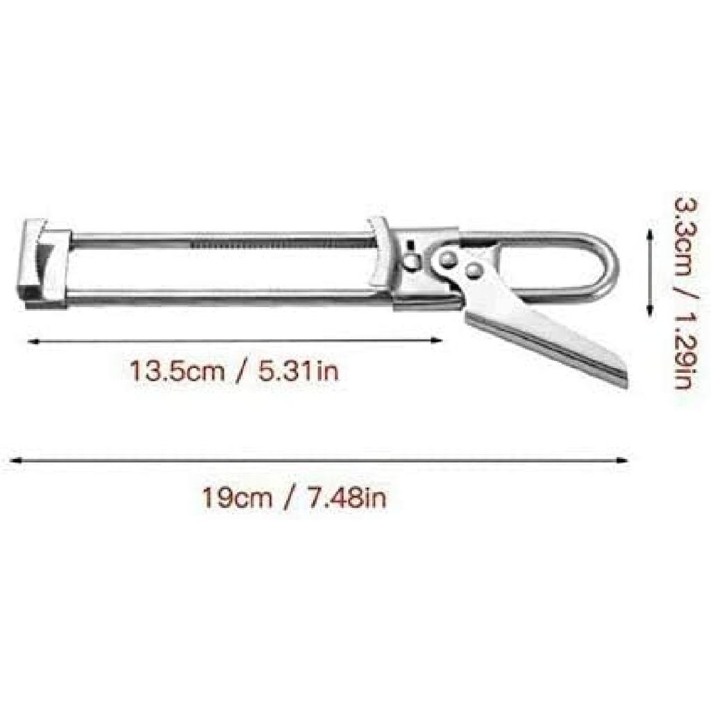 Opener Adjustable Jar & Bottle Opener, Adjustable Multifunctional Stainless Steel Can Opener Jar Lid Gripper, Manual Jar Bottle Opener Kitchen